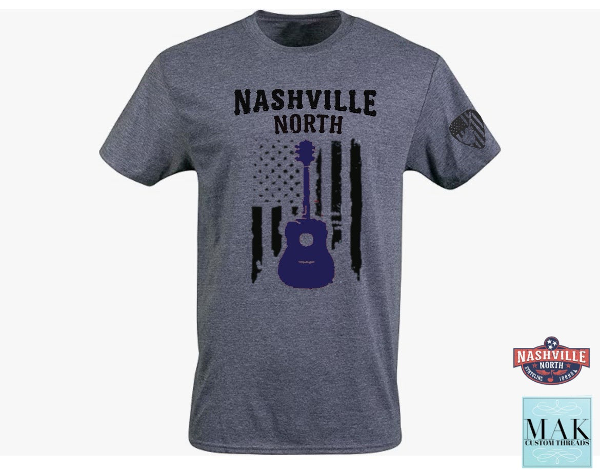 Men’s T-Shirt Blue Guitar
